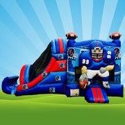 FOOTBALL Bounce House Slide COMBO