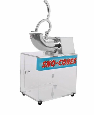 Snow cone machine includes 3 flavors & 50 cone cups