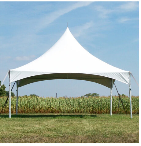 20x20 Commercial High Peak Frame Tent (Can be set up on grass or concrete)