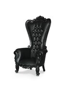 Black Goddess Throne Chair