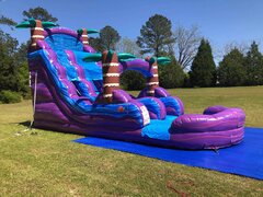 PURPLE WAVE (18Ft) SINGLE LANE WATERSLIDE