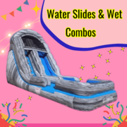 Water Slides & Bounce House Combo's
