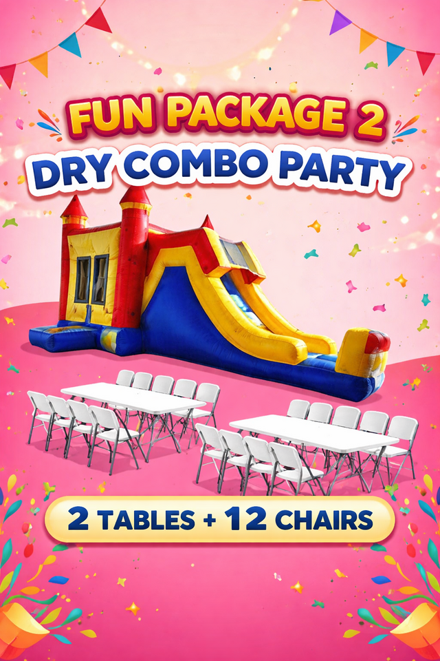 Bounce or Slide Combo Party Package
