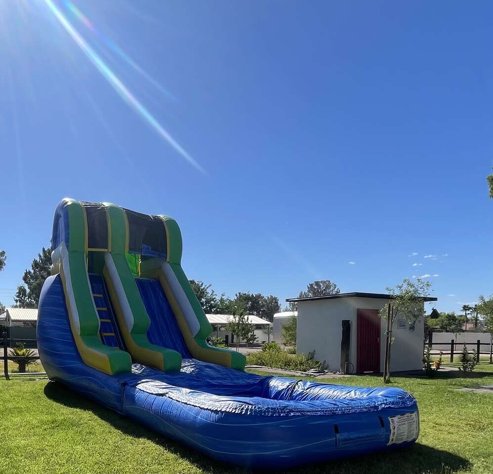 Las Vegas mean green water slide