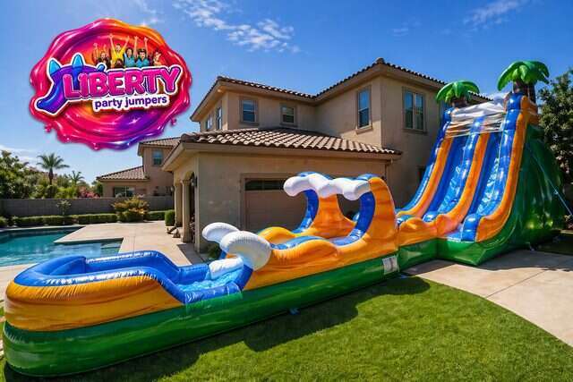 Tropical Water Slide Rental Delivered in Las Vegas