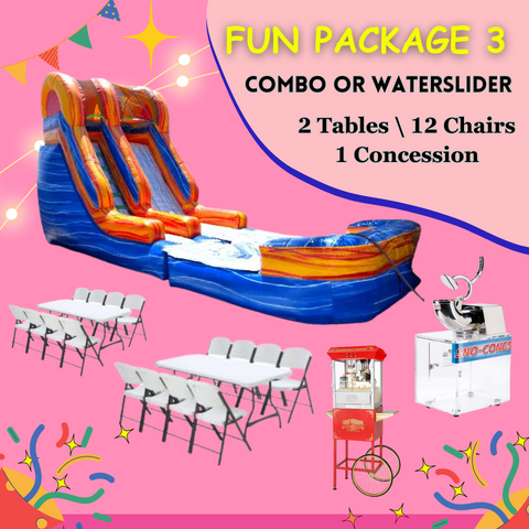 Wet Combo or Water Slide Party Package