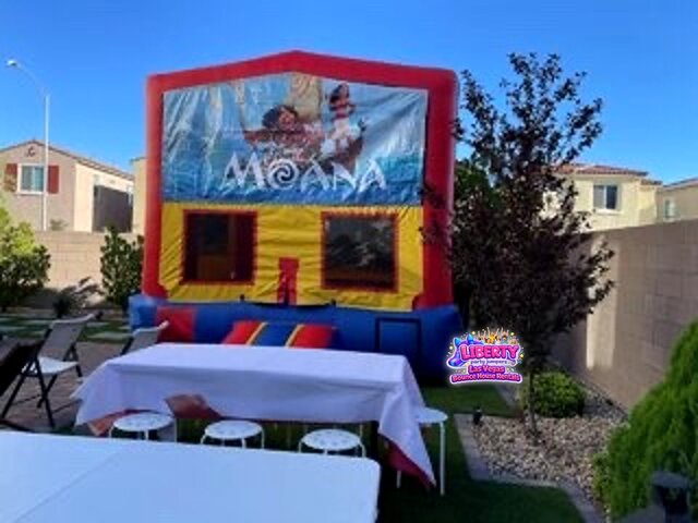 Moana Themed Bounce House