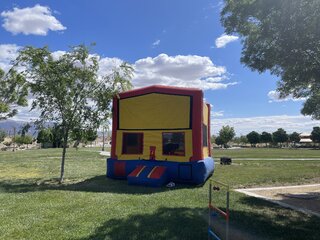 Blue Bounce House Jumper