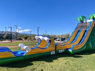 22 Tropical Water Slide with Slip and Slide