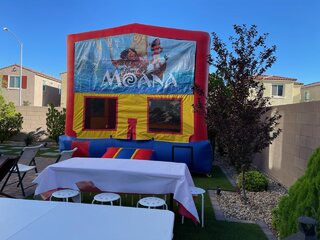 Moana Themed Bounce House