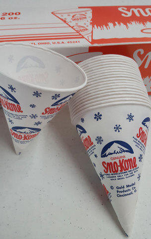 50 Snow Cone Cups (cups only)