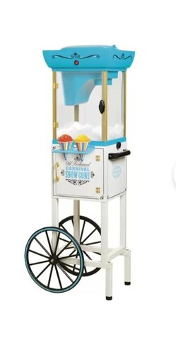 Snocone maker w cart