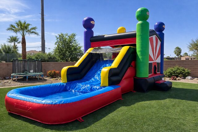 Ninja Combo- Wet Slide