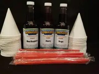 Snocone syrup kit