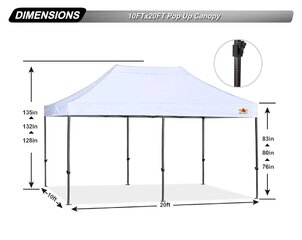 10x20 pop up tent