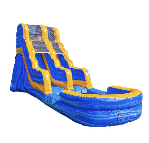 15ft Jump orange water slide