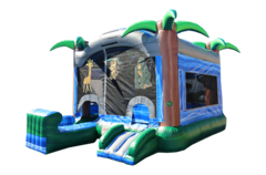 21 x 15 Bounce House Combo Unit with Slide