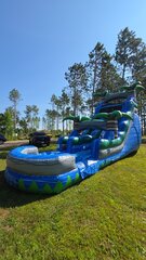 18 ft blue crush water slide