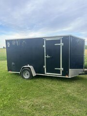 7 by 16 enclosed trailer