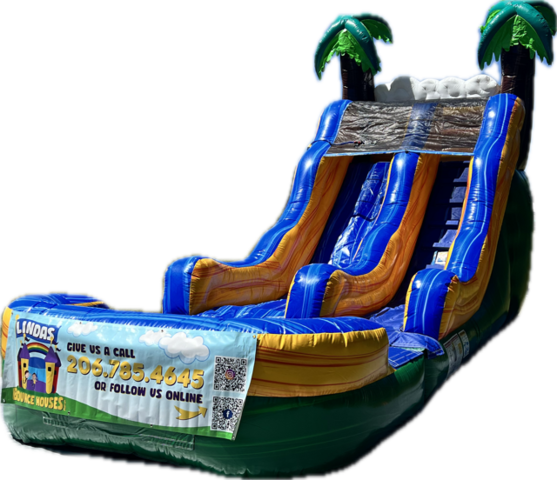 15' Tropical Water Slide 