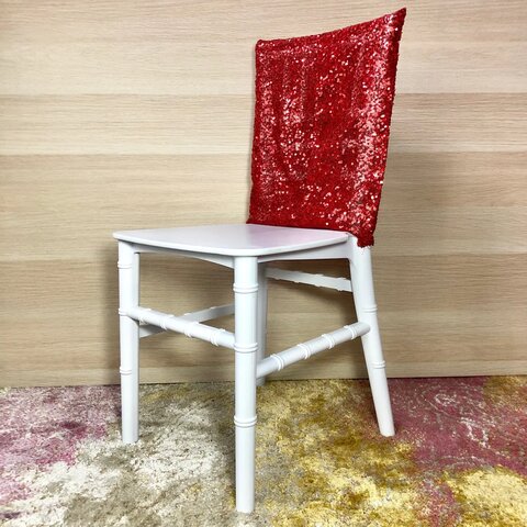 Red Sequin Chair Cap(s)