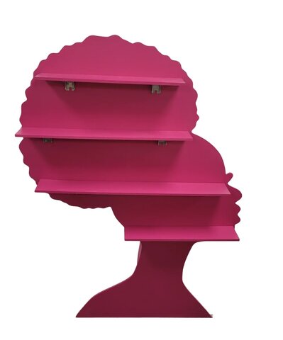 AFRO BARBIE SILHOUETTE SHELF