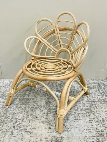 RATTAN FLOWER CHAIR