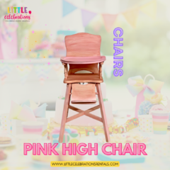 PINK HIGH CHAIR