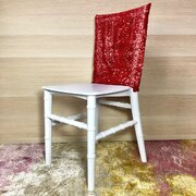Red Sequin Chair Cap(s)