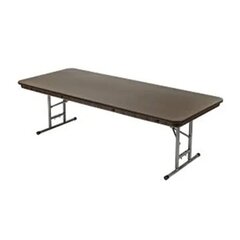 6 ft Adjustable Banquet Table (Brown)