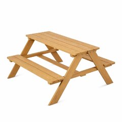 CHILDRENS NATURAL PICNIC TABLES