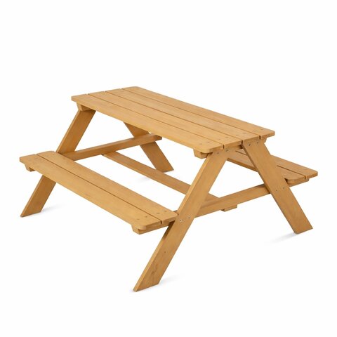 CHILDRENS NATURAL PICNIC TABLES