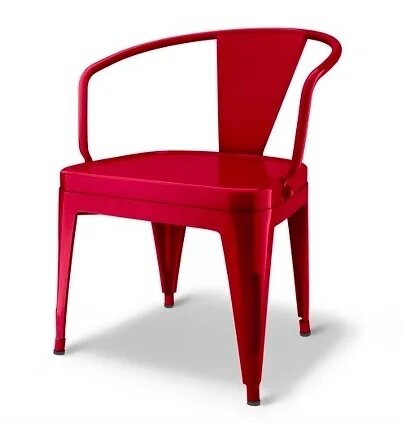 RED METAL CHAIRS