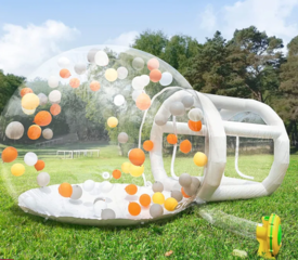 Inflatable Bubble Tent with Balloons