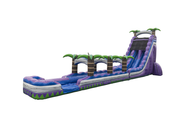 30ft Purple Crush Waterslide with Extension