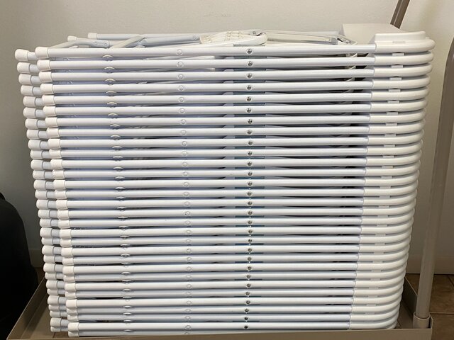 Bundle of 50 White Chairs