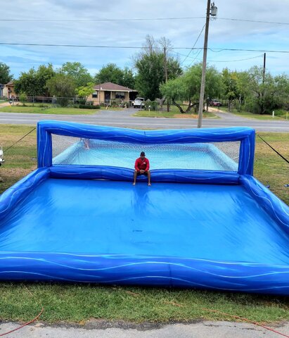 Giant Inflatable Water Volleyball Court