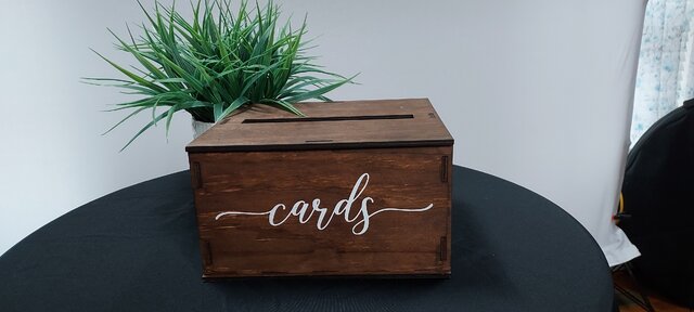 Wooden Card Box