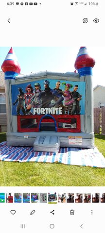 Gray Bounce House