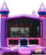 Purple and Pink Banner Bounce House
