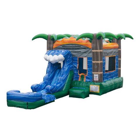 COMBO MONSOON MADNESS BOUNCE HOUSE WITH SLIDE- DRY