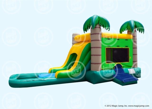 EZ Tropical Combo Bounce n Slide (WET) 