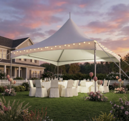 20'L x 20'W Peak Frame Tent