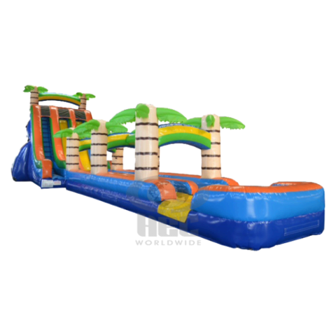 Louisville - 27' Tropical Dual Lane Water Slides