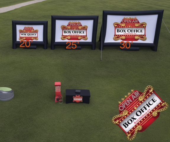 20' Backyard Movie Screen