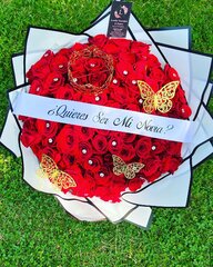 100 Roses, Personal Message & Crown