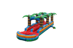 Tropical fiesta breeze dual lane  slip n slide