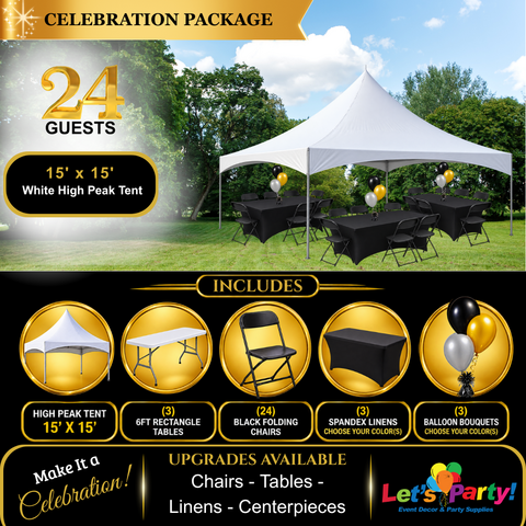 24 Guest Tent Celebration Package 