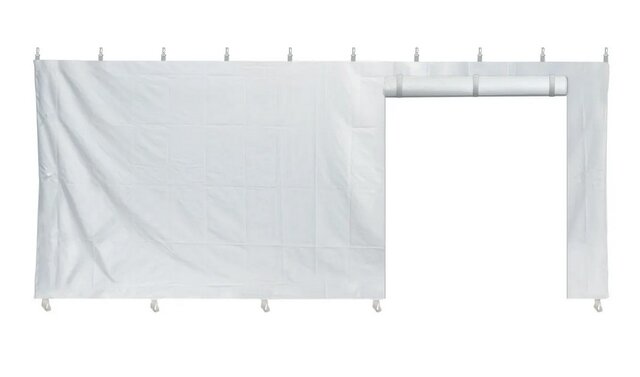 Solid Wall with Zipper Door -20ft wide