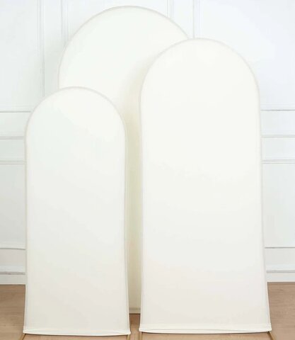 Trio Arch 3pcs Spandex Cover - Ivory
